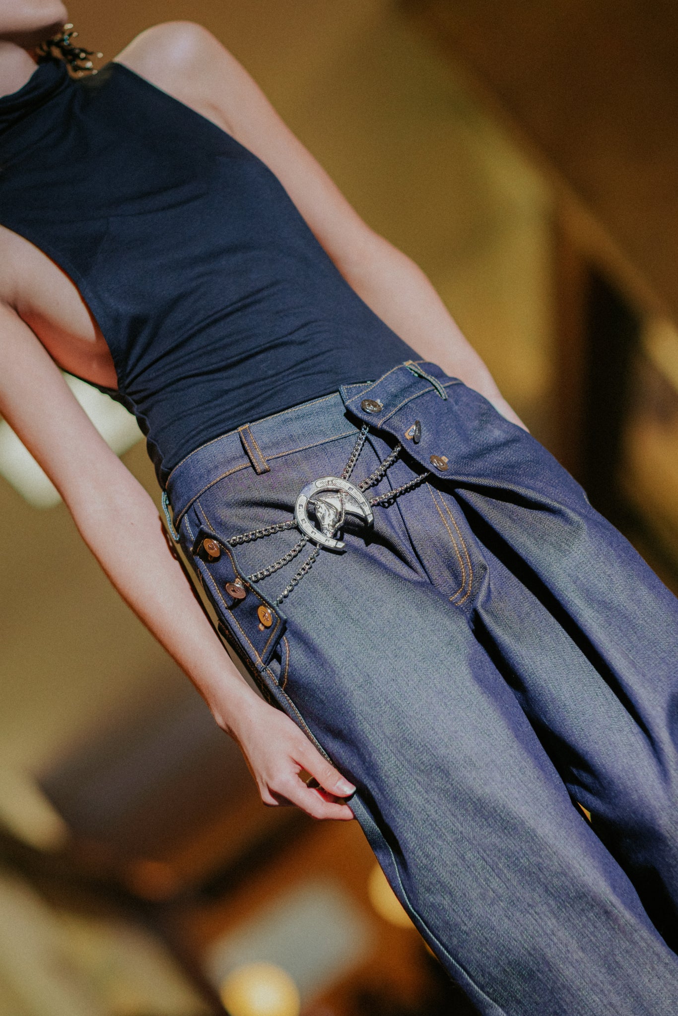 Denim Rastra Pant