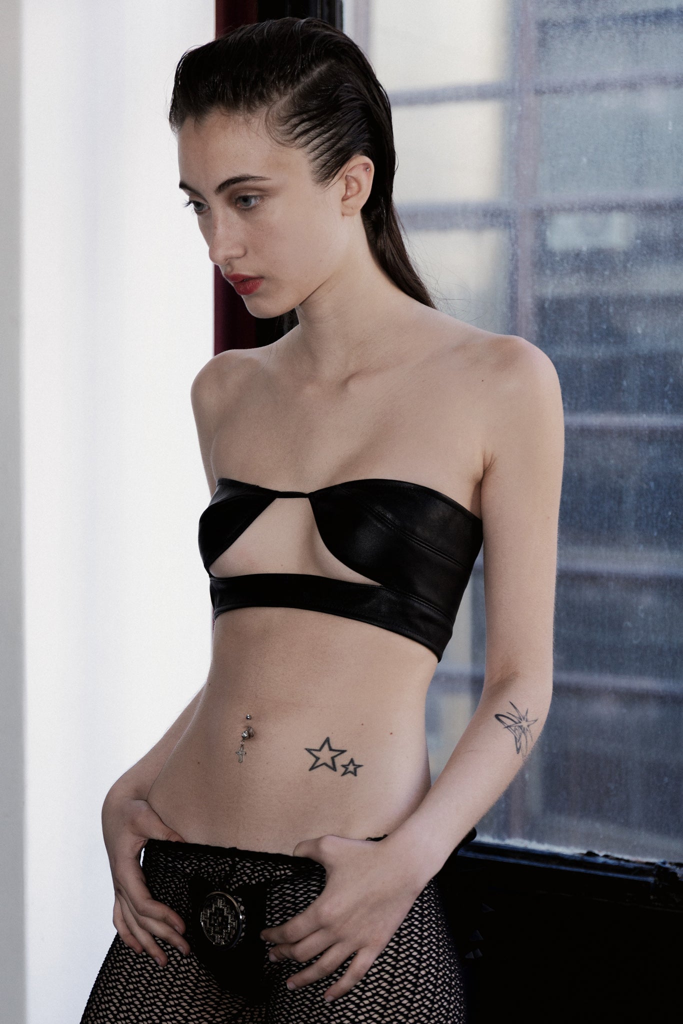 Side Eye Bra cuero