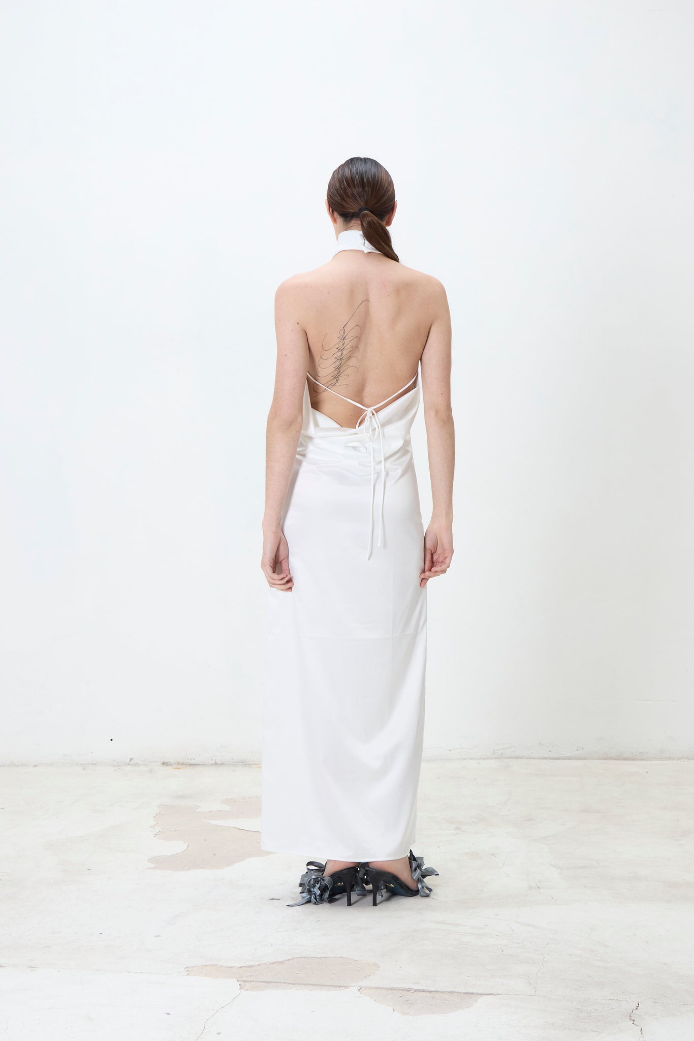 Duo drape dress