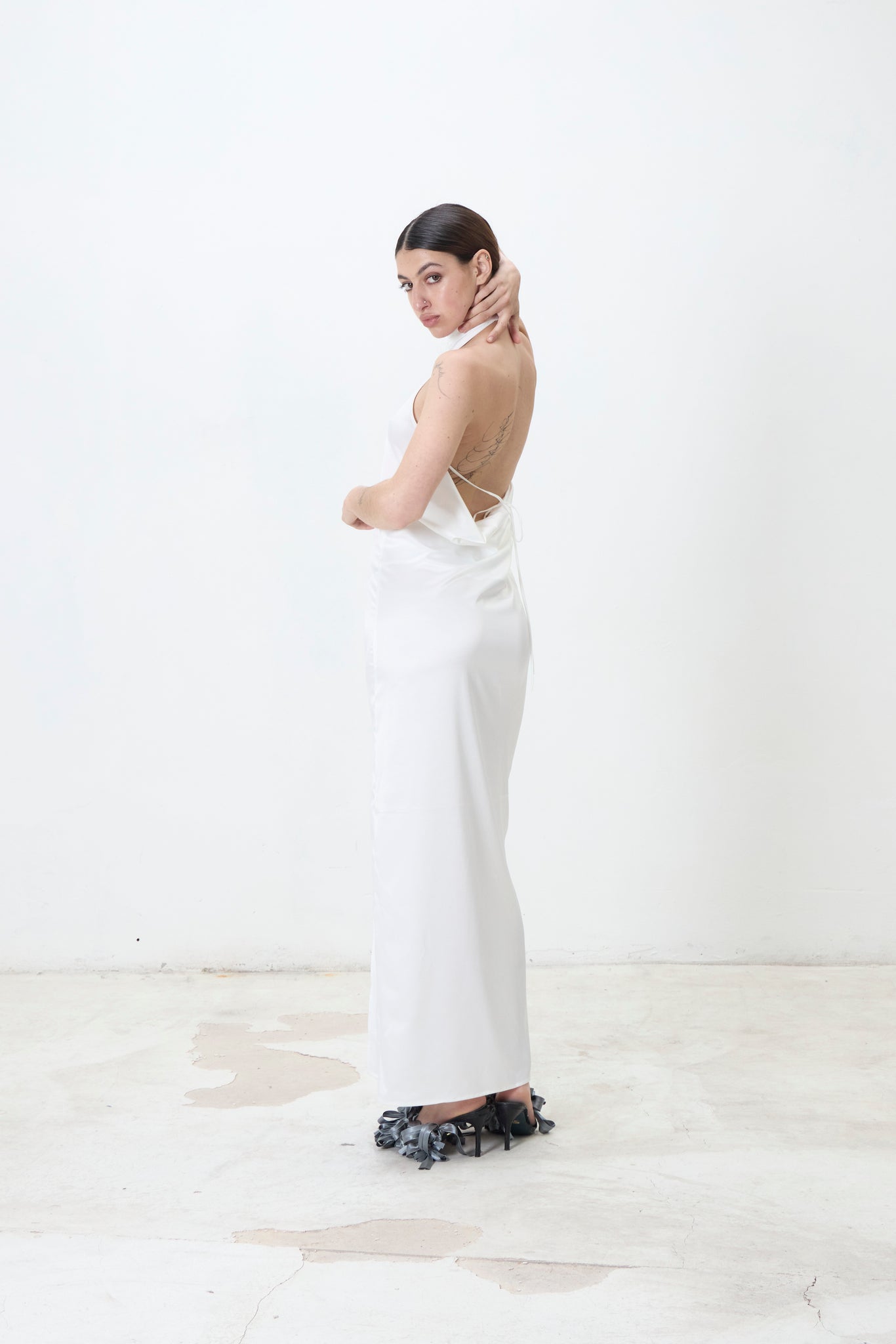 Duo drape dress