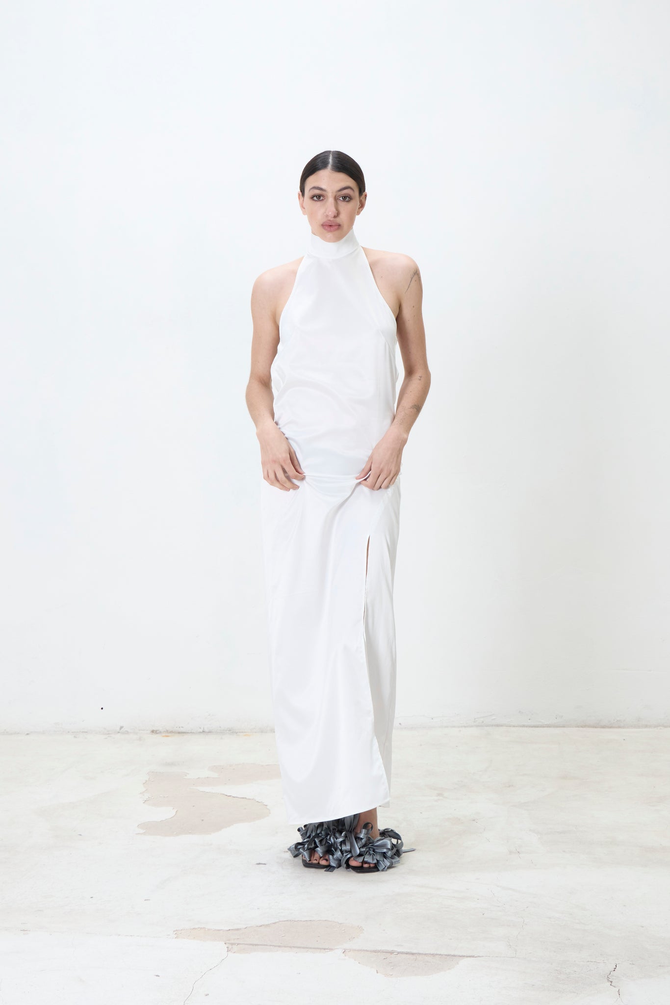 Duo drape dress