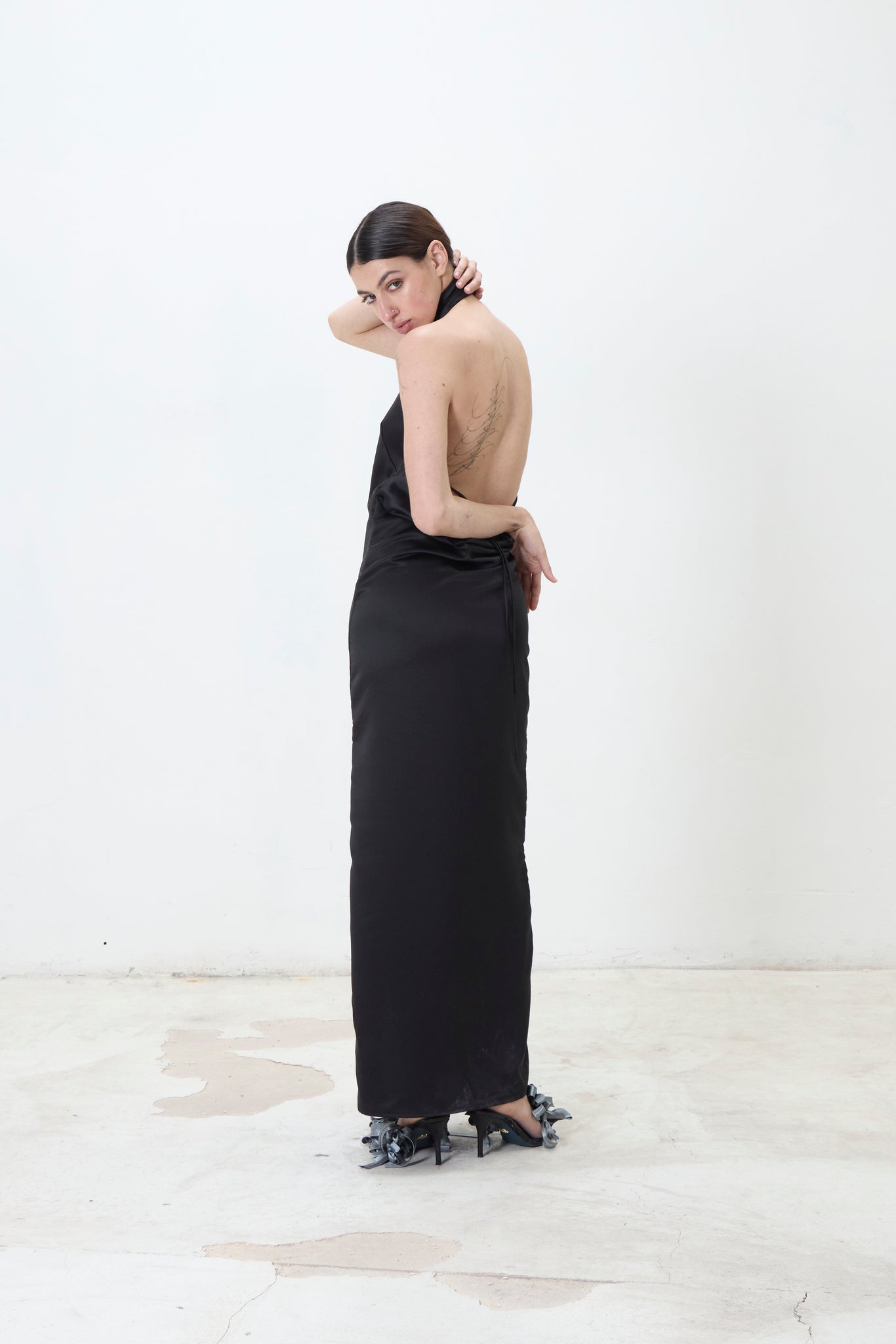 Duo drape dress