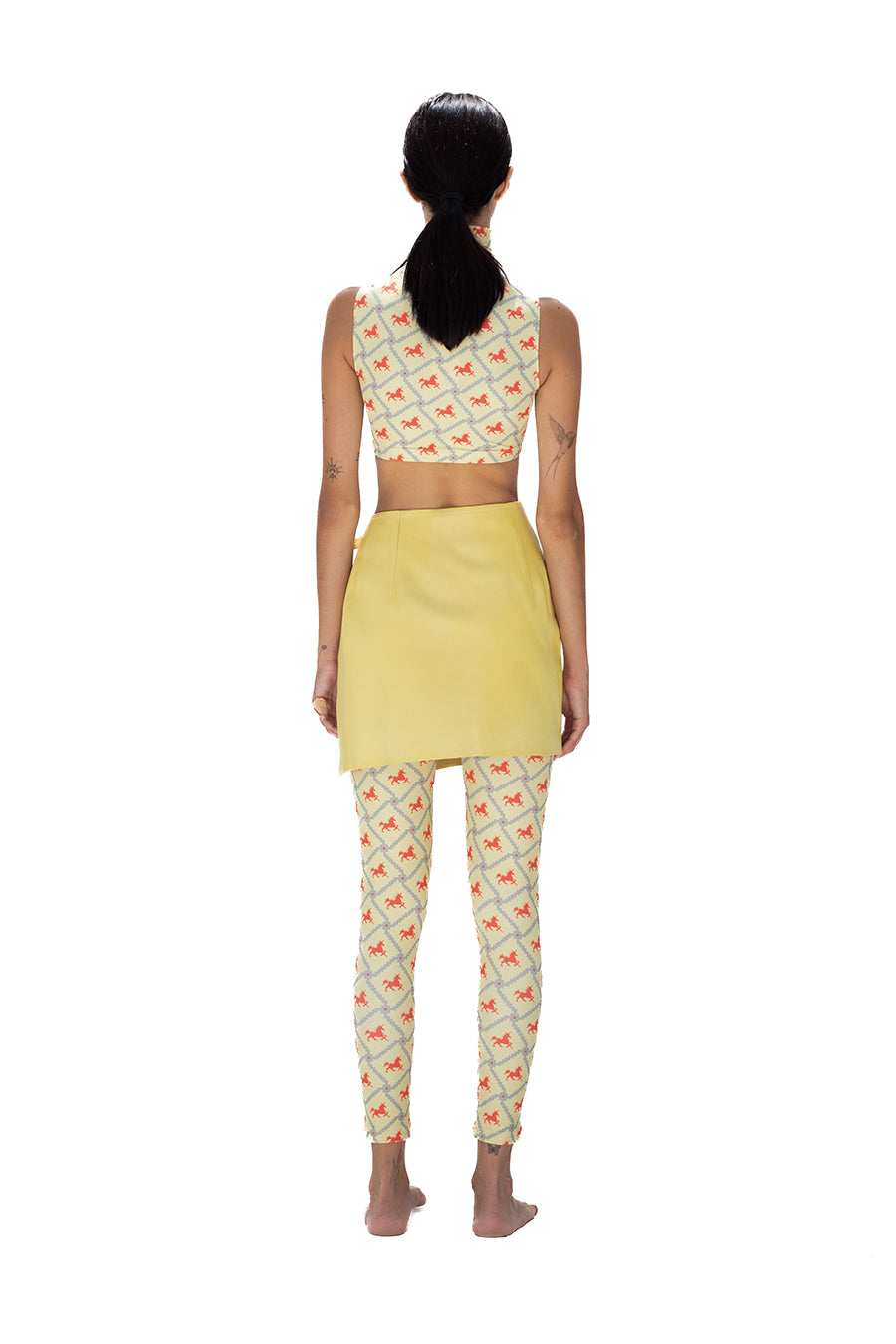 Falda Slide cuero
